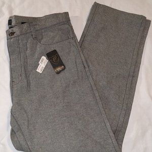 Men's Corked Embroidered back pockets jeans. Black/Gray in color. NWT